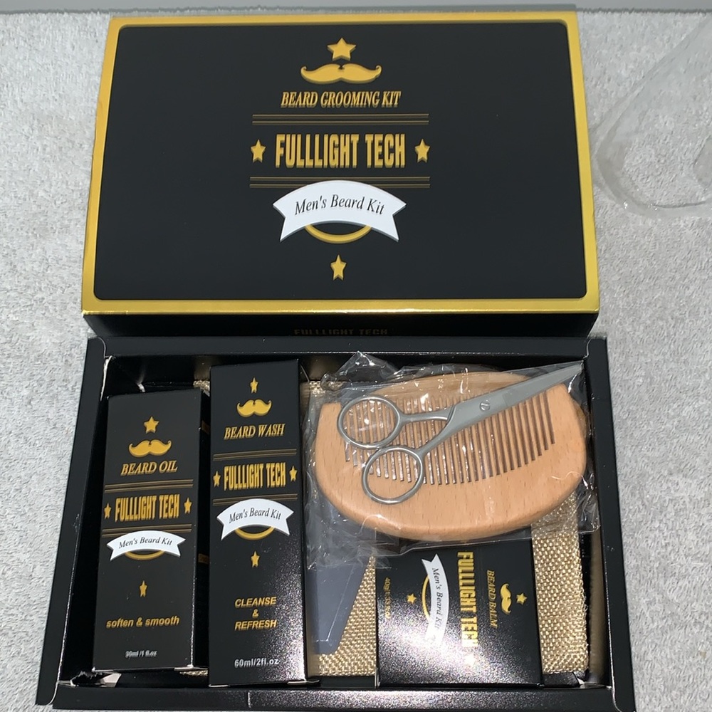 Fulllight Tech Beard Grooming Kit, Mens Beard Kit. Slightly used